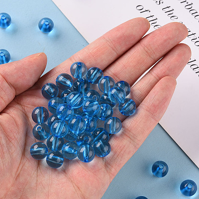 Transparent Acrylic Beads MACR-S370-A10mm-759-1