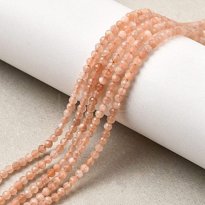 Natural Peach Moonstone Beads Strands X-G-F619-19A-2mm-1