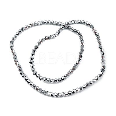 Transparent Electroplate Glass Beads Strands X-EGLA-A039-T3mm-UA05-1