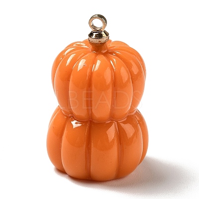 Halloween Theme Opaque Resin Pendants CRES-B005-01-1