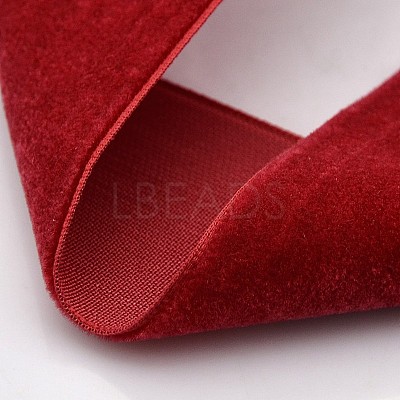 Polyester Velvet Ribbon for Gift Packing and Festival Decoration SRIB-M001-19mm-260-1