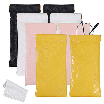PU Imitation Leather Glasses Case AJEW-CA0004-27-1
