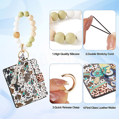 Silicone Beads Keychain KEYC-TAC00020-1