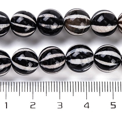 Tibetan Style dZi Beads Strands G-C133-A03-03-1