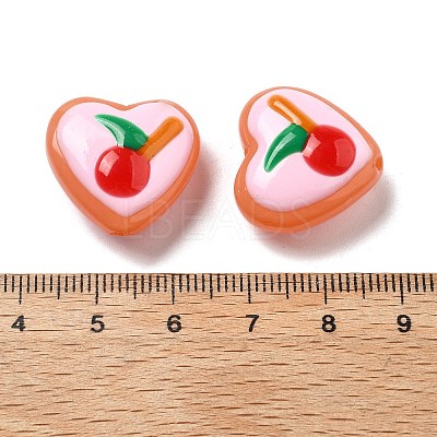 Baking Paint Glass Enamel Beads LAMP-V001-06-1