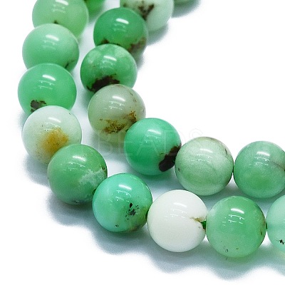 Natural Chrysoprase Beads Strands G-K245-A12-05-1