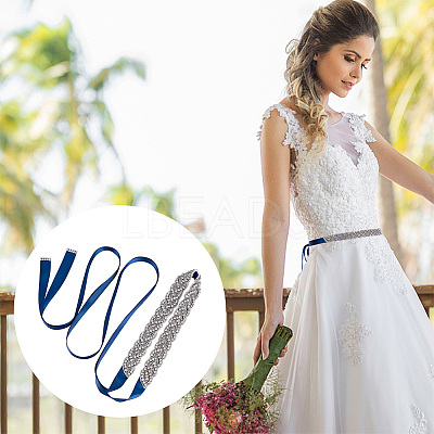 Polyester Bridal Belts DIY-WH0043-02C-1