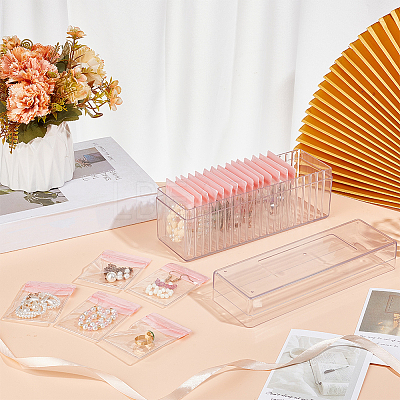 Transparent Acrylic Jewelry Storage Box Sets CON-WH0110-007B-1