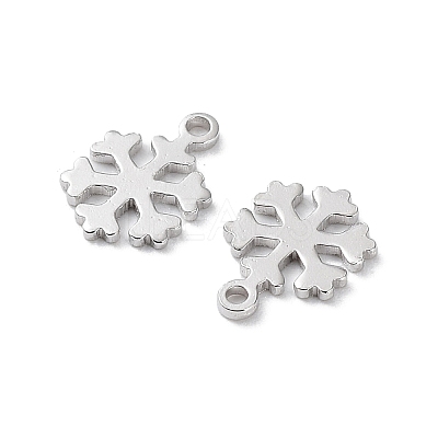 Rhodium Plated 925 Sterling Silver Charms STER-C003-18P-1