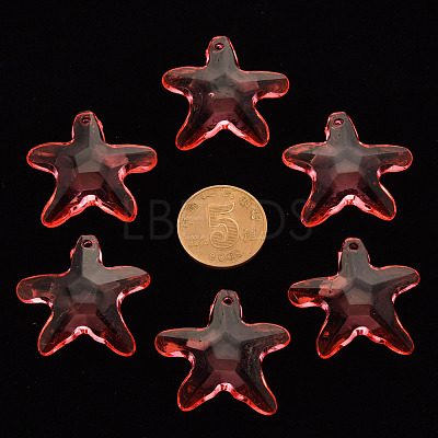 Transparent Acrylic Beads TACR-S154-58B-910-1