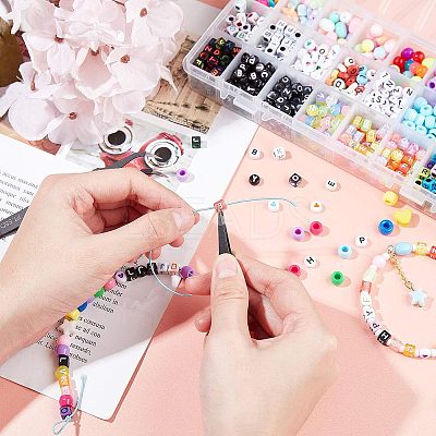 DIY Children Elastic Jewelry Set Kits DIY-NB0004-13-1