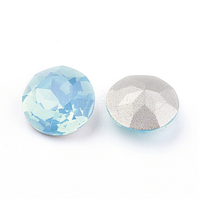Pointed Back & Back Plated K9 Glass Rhinestone Cabochons LS-RGLA-J012-10mm-105-1