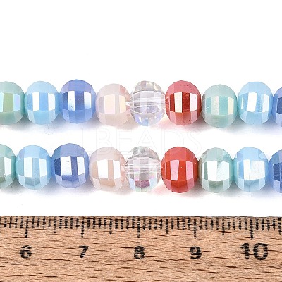Electroplate Mixed Styles Glass Beads Strands EGLA-N022-14A-A10-1