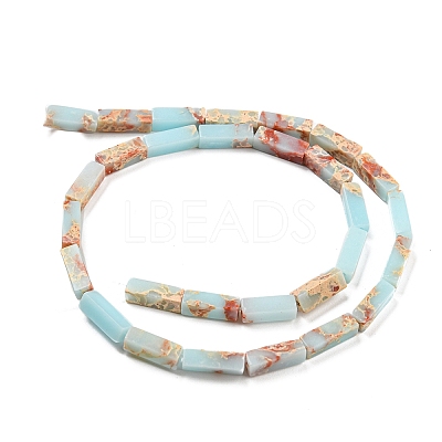 Synthetic Imperial Jasper Dyed Beads Strands G-D077-C01-11-1