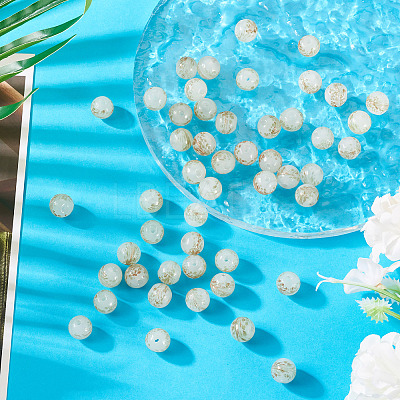 50Pcs Handmade Sand Lampwork Beads LAMP-TA0001-60A-1