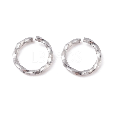 Tarnish Resistant 304 Stainless Steel Open Jump Rings STAS-F191-12P-C-1