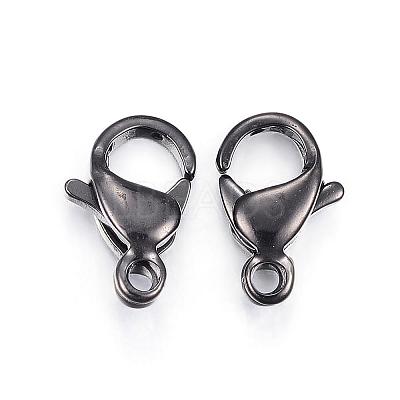 304 Stainless Steel Lobster Claw Clasps STAS-H353-G-02B-1