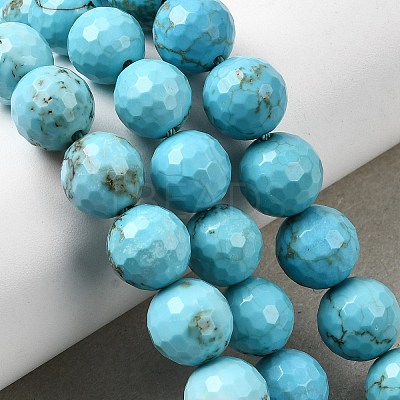 Natural Magnesite Beads Strands G-P598-E-10mm-05-1