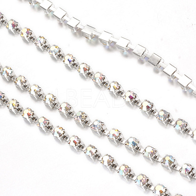 Iron Rhinestone Strass Chains CHC-T002-SS6-02S-1-1