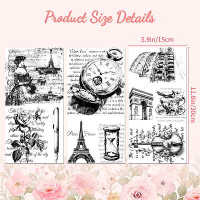 3 Sheets 3 Styles PVC Waterproof Decorative Stickers DIY-WH0404-071-1