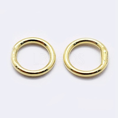 925 Sterling Silver Soldered Closed Jump Rings STER-F036-03G-1x6-1