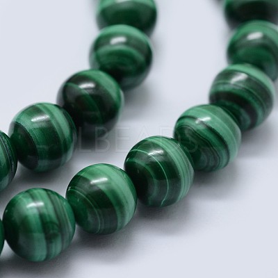 Natural Malachite Beads Strands G-F571-27AA1-4mm-1