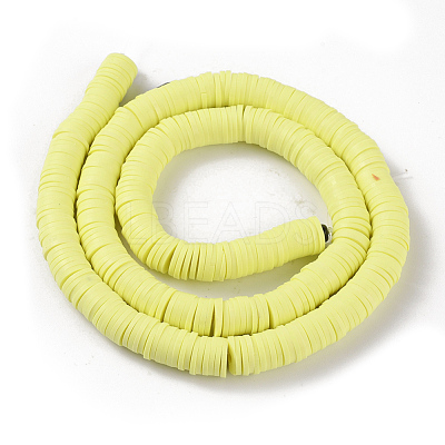 Handmade Polymer Clay Beads X-CLAY-R067-8.0mm-23-1