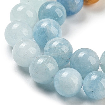 Natural Morganite Beads Strands G-P503-10MM-01-1
