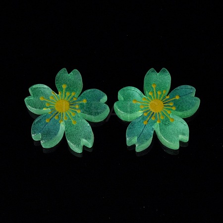Luminous Resin Cabochons X-RESI-G030-01D-1