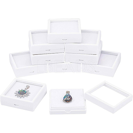 Acrylic Jewelry Box CON-WH0074-02A-1
