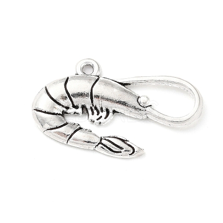 Tibetan Style Alloy Pendants PALLOY-P293-089AS-1