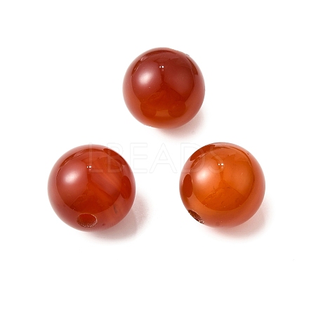 Natural Red Agate Beads G-G147-01G-1