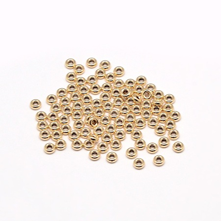 Yellow Gold Filled Spacer Beads X-KK-A130-08-1