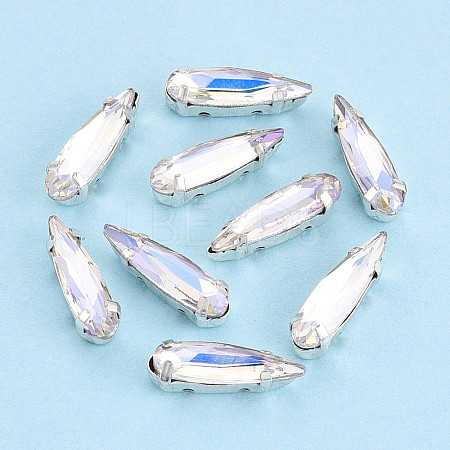 Sew on Rhinestone Montee Beads KK-T071-04C-1