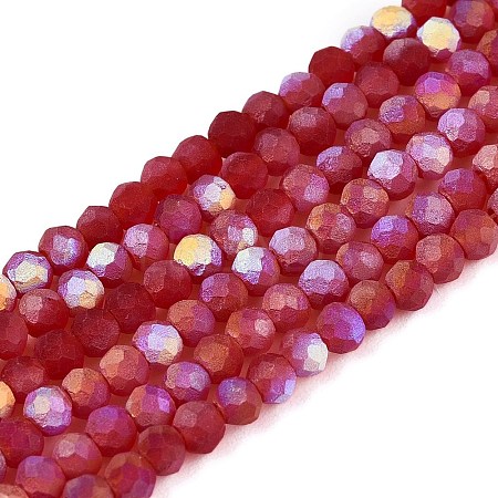 Transparent Glass Beads Strands EGLA-A044-T2mm-MB01-1