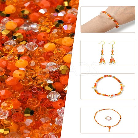 Mixed Styles Glass Beads GLAA-YWC0003-01I-1