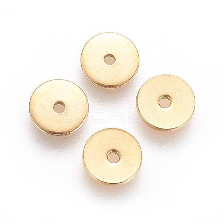 Ion Plating(IP) 304 Stainless Steel Spacer Beads LS-STAS-G193-07C-G-1