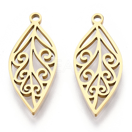 Ion Plating(IP) 304 Stainless Steel Pendants X-STAS-T063-207G-1