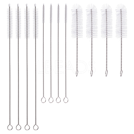 30Pcs 3 Styles Nylon Cleaning Brush AJEW-ME0002-03-1