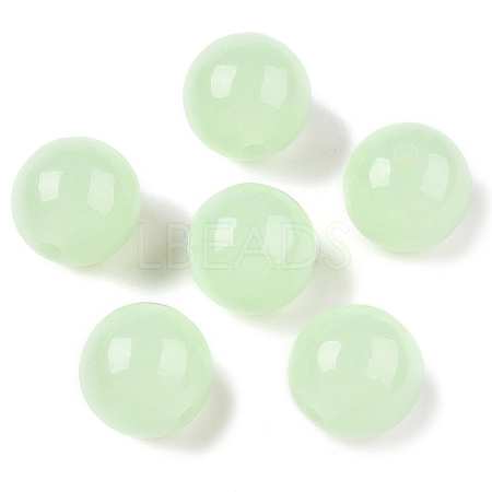 Opaque Acrylic Beads OACR-H038-09-03-1
