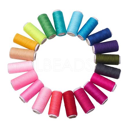 402 Polyester Sewing Thread Cords for Cloth or DIY Craft OCOR-X0002-01-1