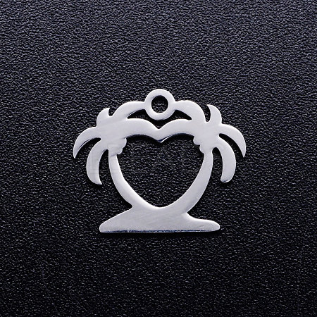 201 Stainless Steel Hollow Charms STAS-Q201-JN294-1-1