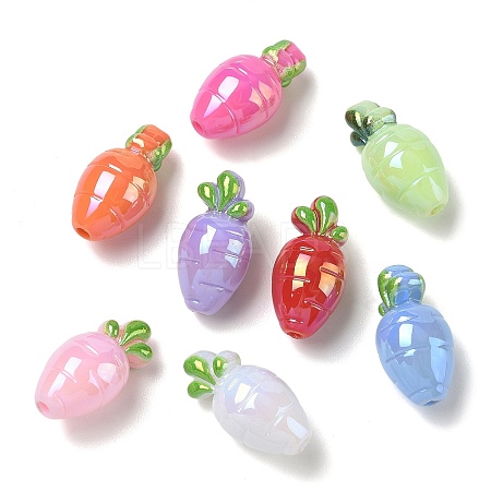 UV Plating Opaque Acrylic Beads AC-CBA6658-05-1