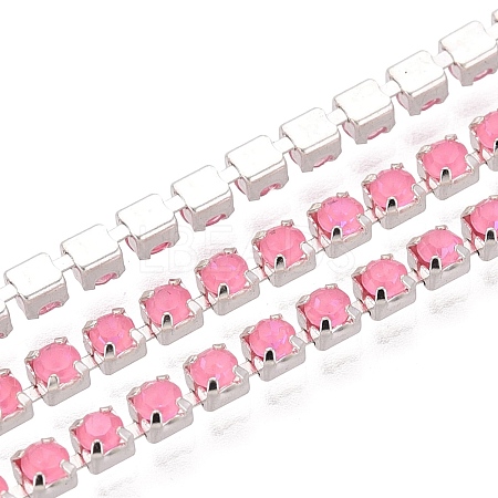 Iron Rhinestone Cup Chains CH-T006-01A-13-1