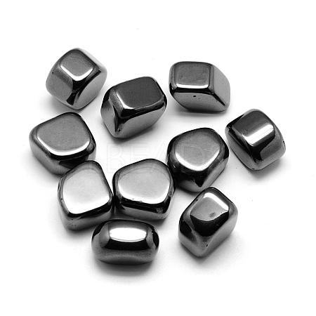 Non-magnetic Synthetic Hematite Gemstone Beads G-S218-22-1