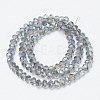 Electroplate Glass Beads Strands EGLA-A034-T6mm-I18-2