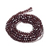 Electroplate Transparent Glass Beads Strands EGLA-A035-T3mm-A13-2