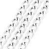 Aluminium Twisted Curb Chains CHA-K001-06S-1