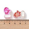 UV Plating Acrylic Beads X-OACR-Z021-02G-3