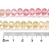 Transparent Painted Glass Beads Strands LS-DGLA-A034-T8mm-A09-3